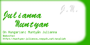 julianna muntyan business card